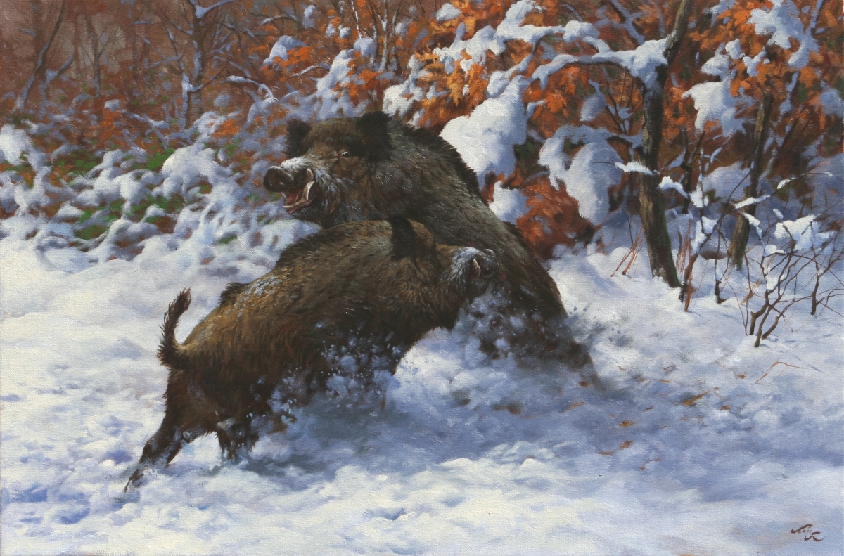 80x120cm. Oil, Canvas. Sold.                                              