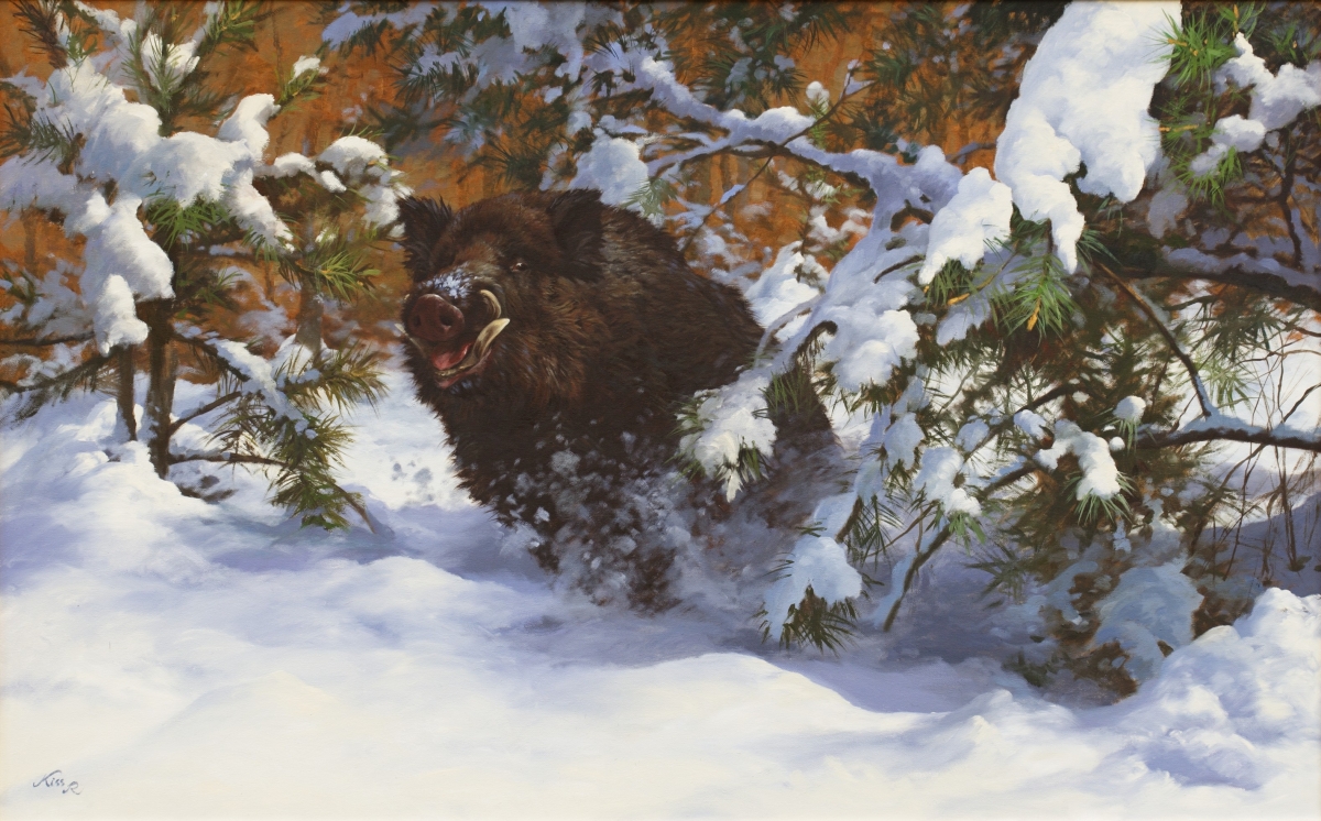 125x200cm. Oil, Canvas. Sold.                                              